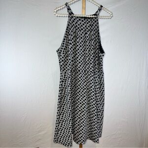 Black and white polka dot dress